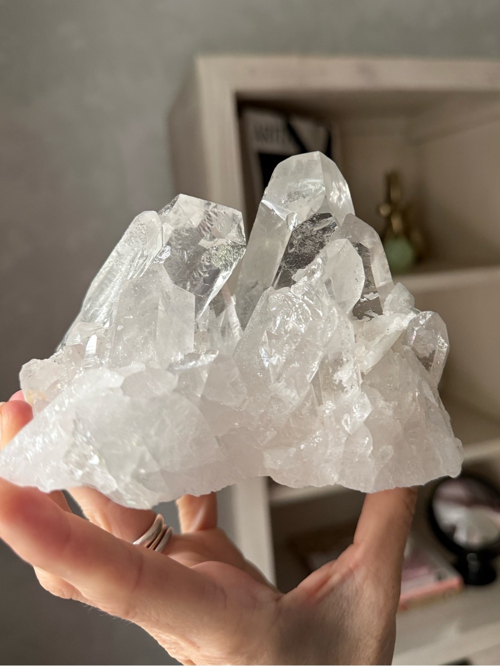 Beautiful Natural clear quartz cluster specimen from Brazil Natural Decor - Picture 4 of 12